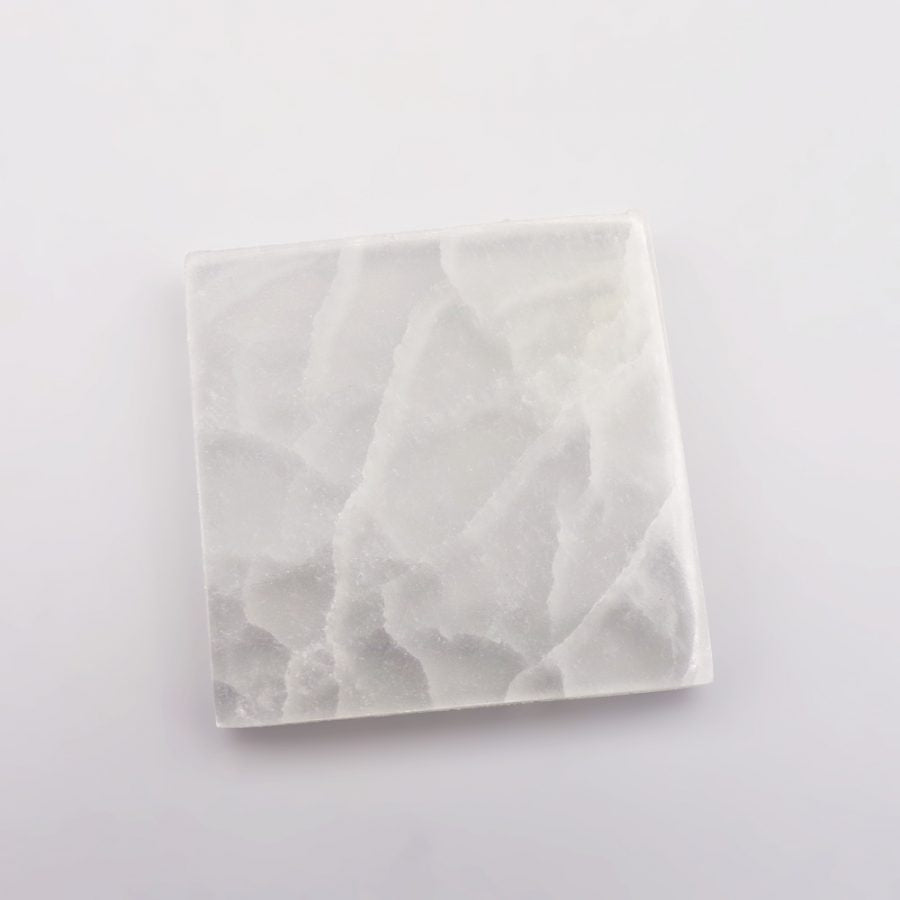 Selenite Square Charging Plate (7cm)