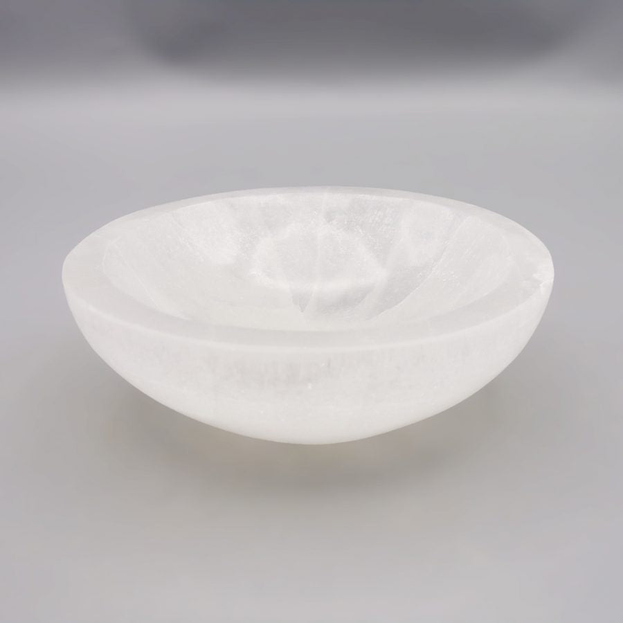 Selenite Carved Bowl (12cm)