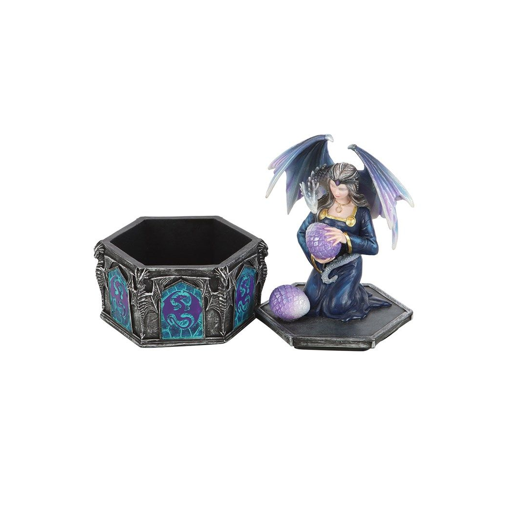 Dragon Friendship Spring Box by Anne Stokes