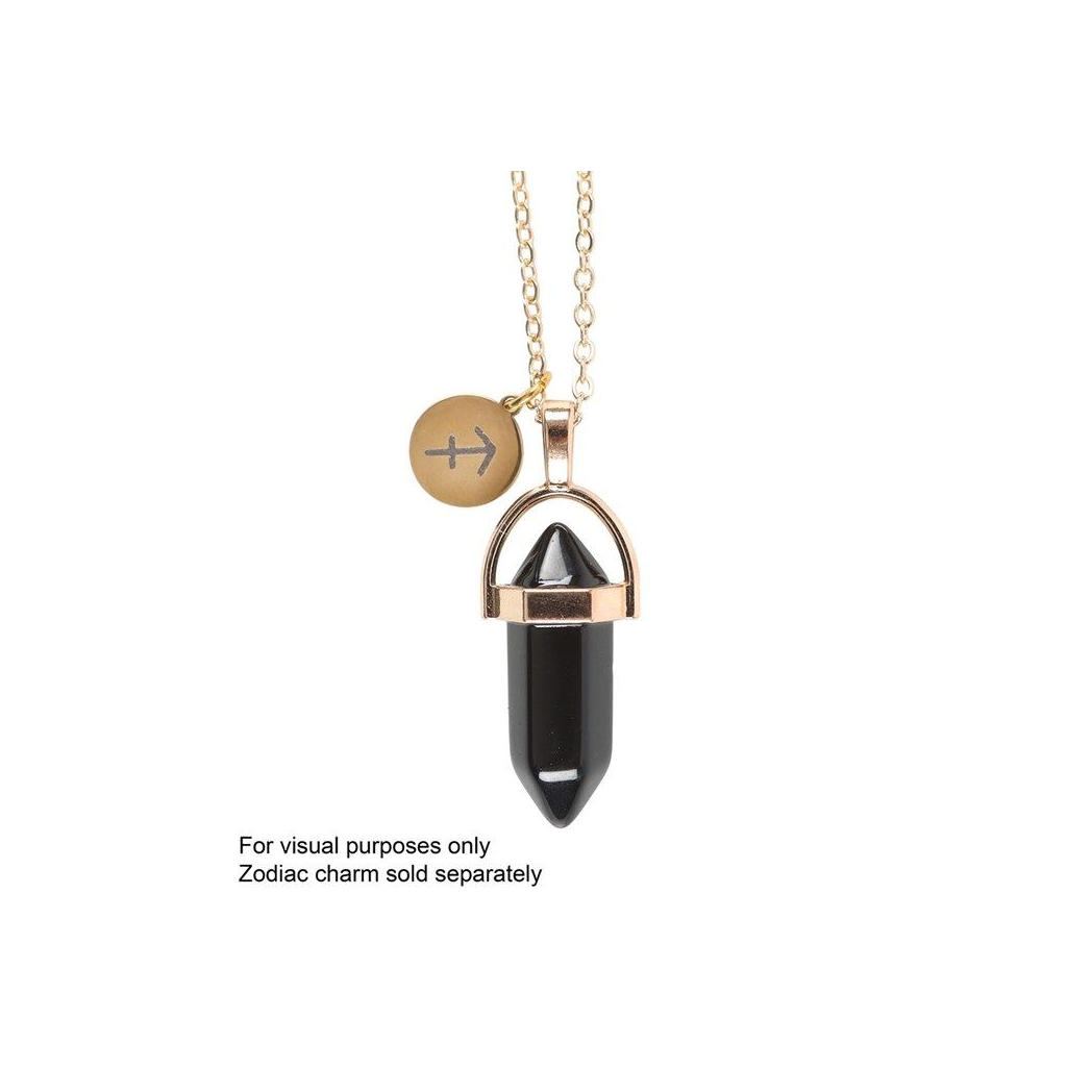 Set of 9 Crystal Pendant Necklaces