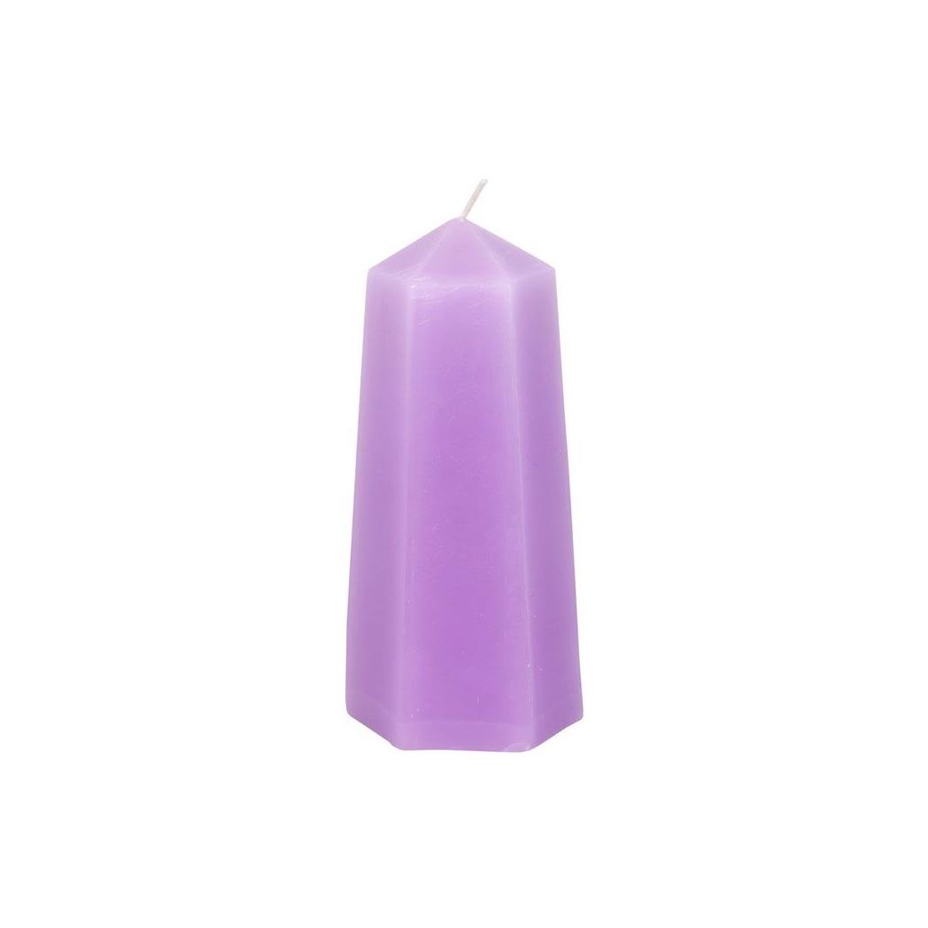Calming Crystal Candle with Rough Amethyst