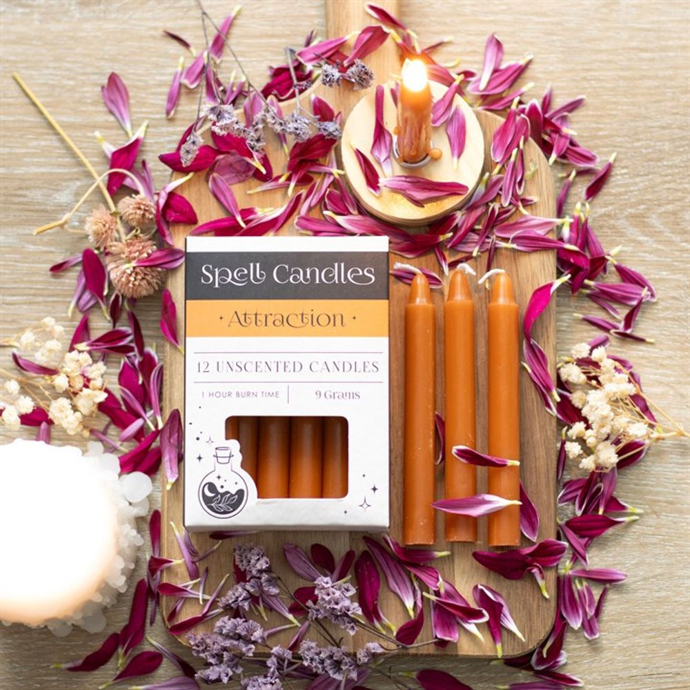 Pack of 12 Attraction Spell Candles