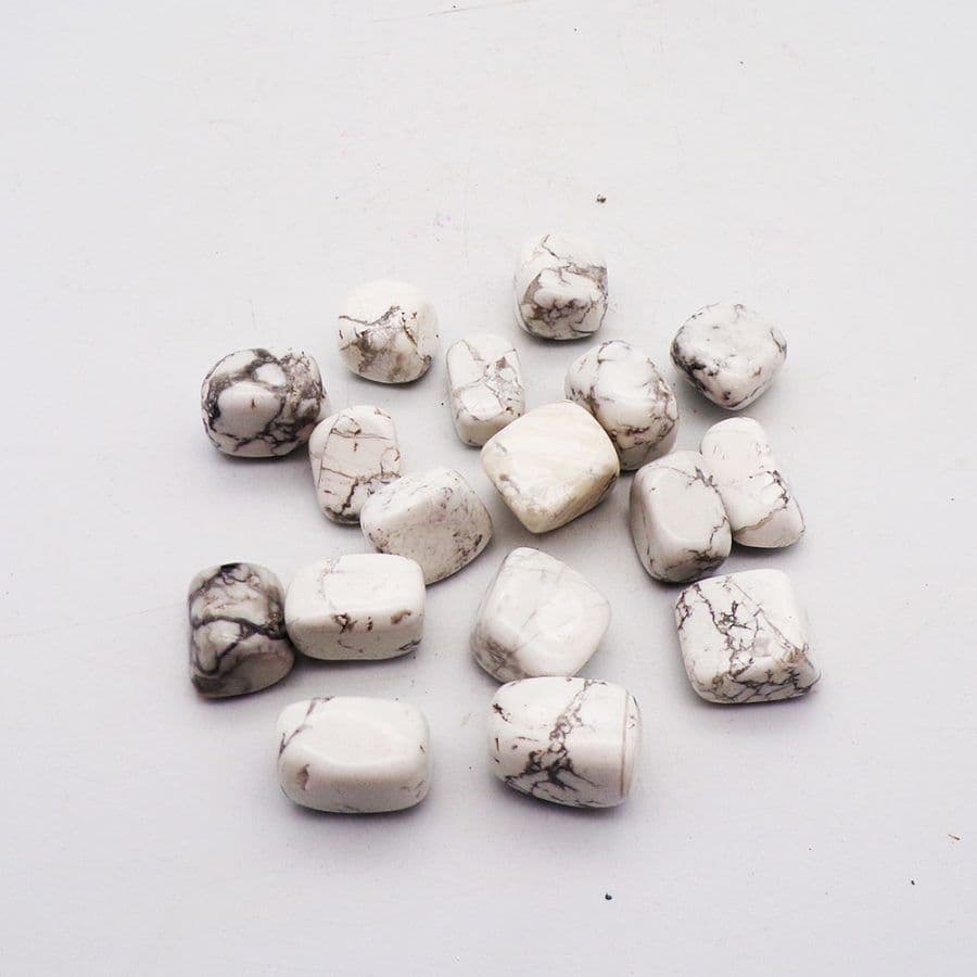White Howlite Tumblestones