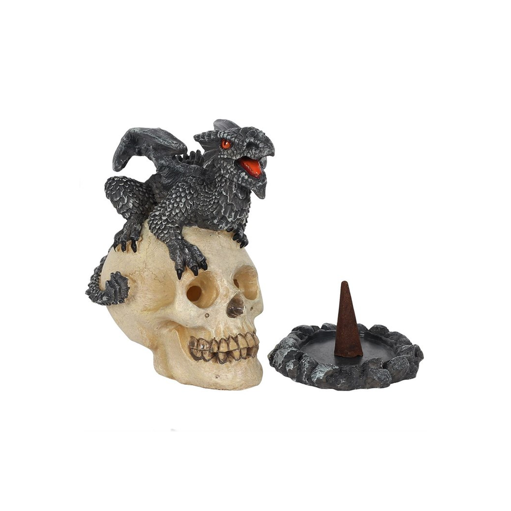 Black Dragon Incense Cone Burner by Anne Stokes