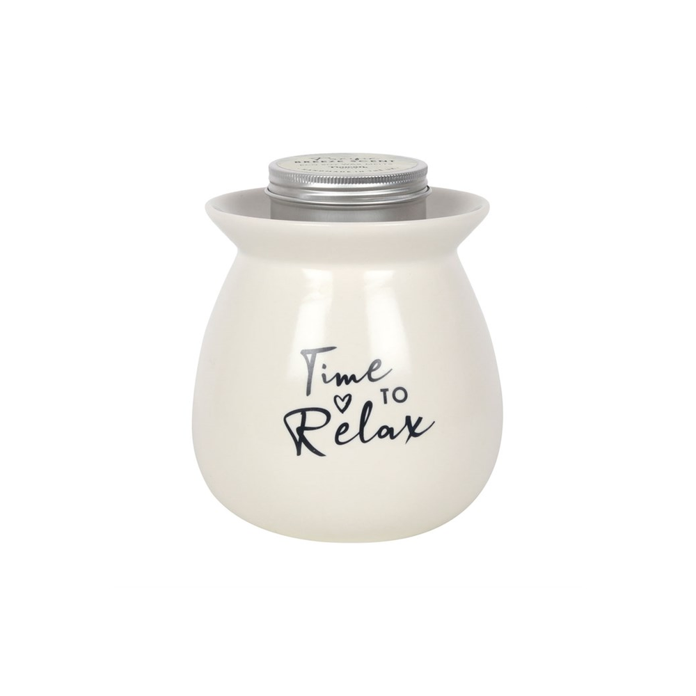 Time to Relax Wax Melt Burner Gift Set