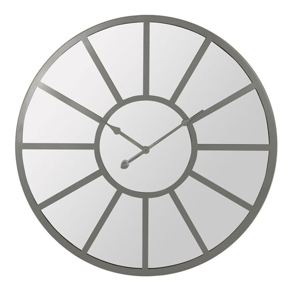 Mirrored Garden Clock