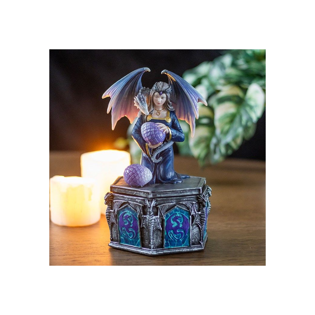 Dragon Friendship Spring Box by Anne Stokes