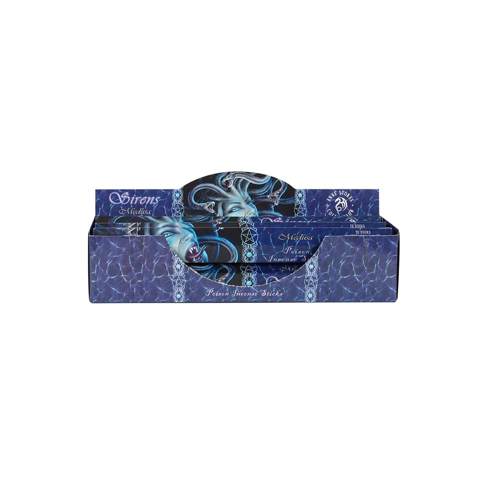 Set of 6 Packets Medusa Poison Incense Sticks by Anne Stokes