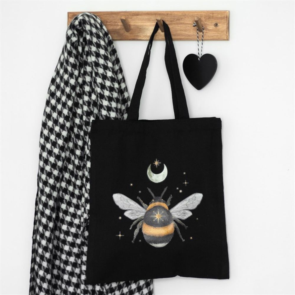 Forest Bee Cotton Tote Bag