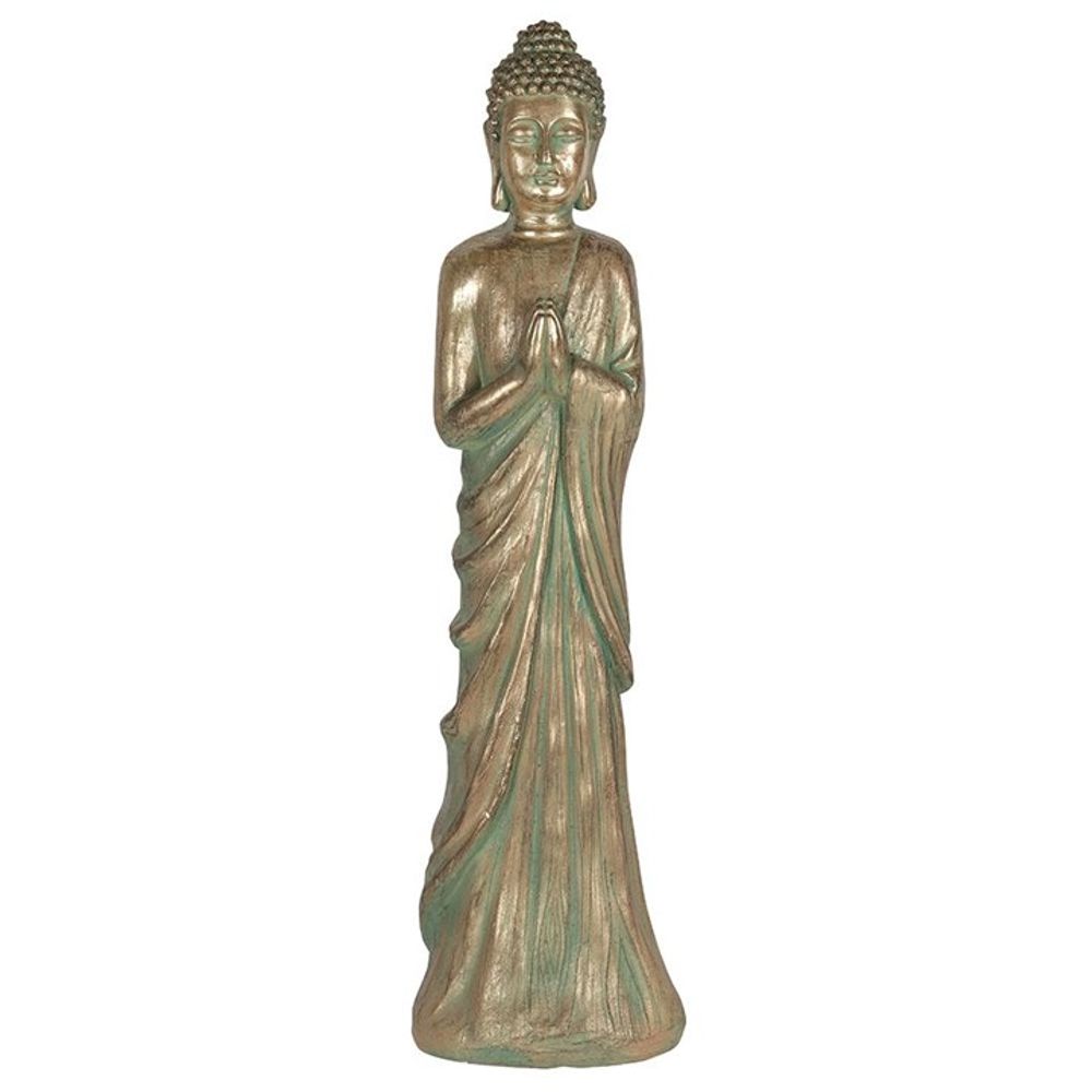 Verdigris Effect 81cm Standing Garden Buddha