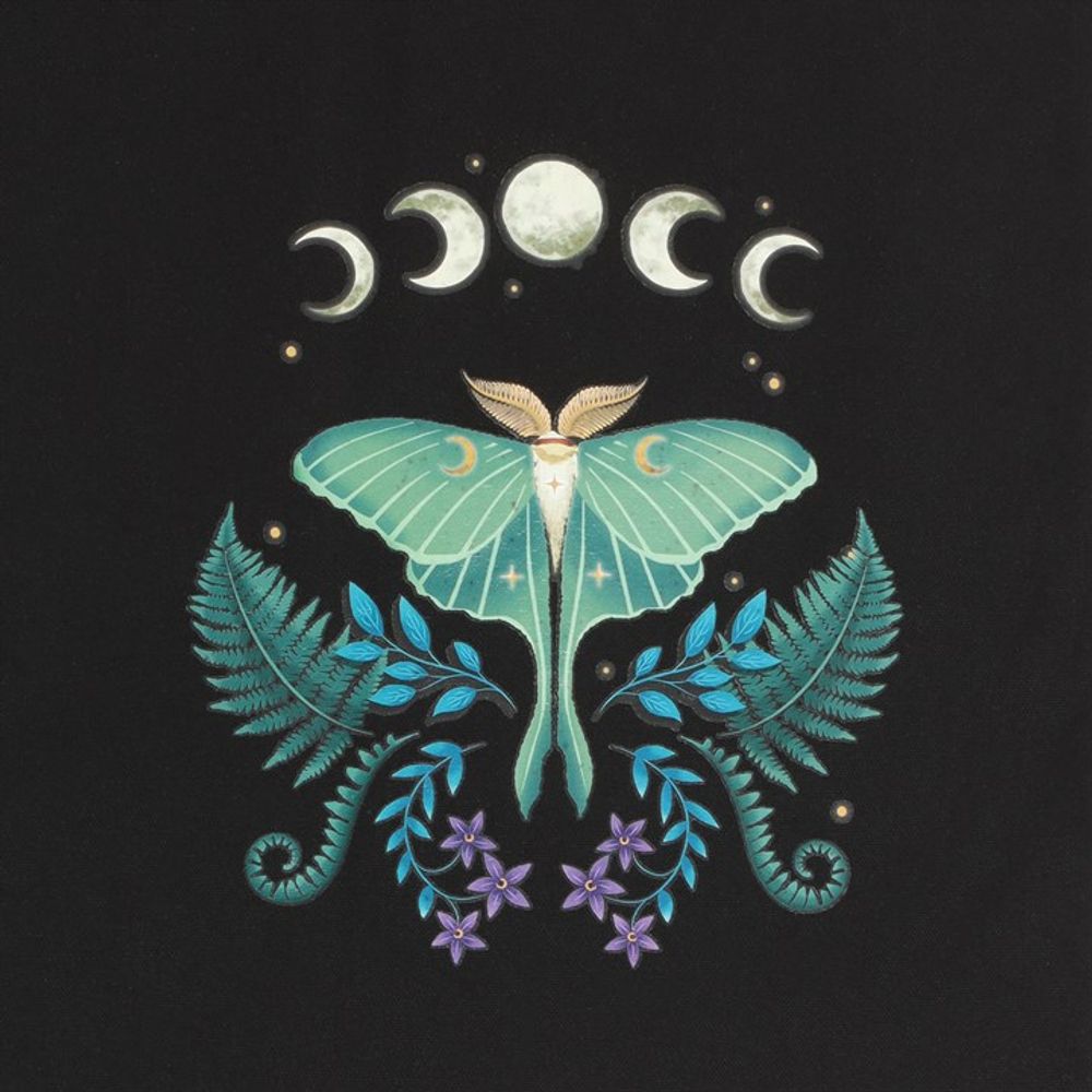 Luna Moth Cotton Tote Bag