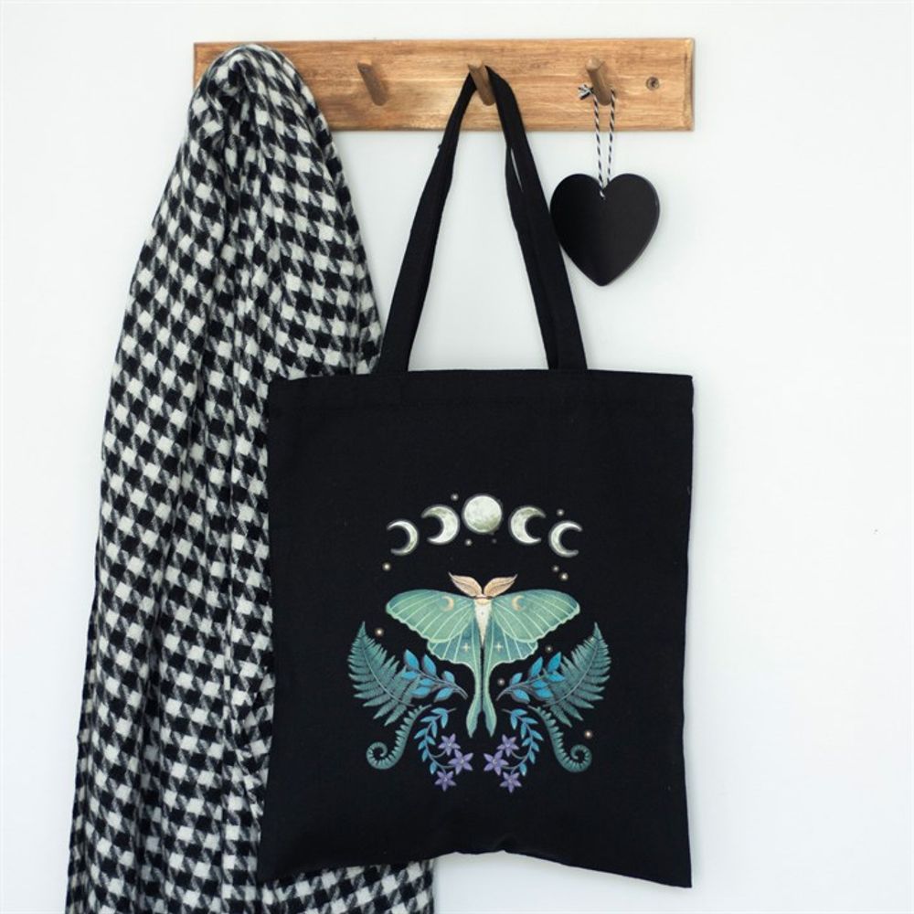 Luna Moth Cotton Tote Bag