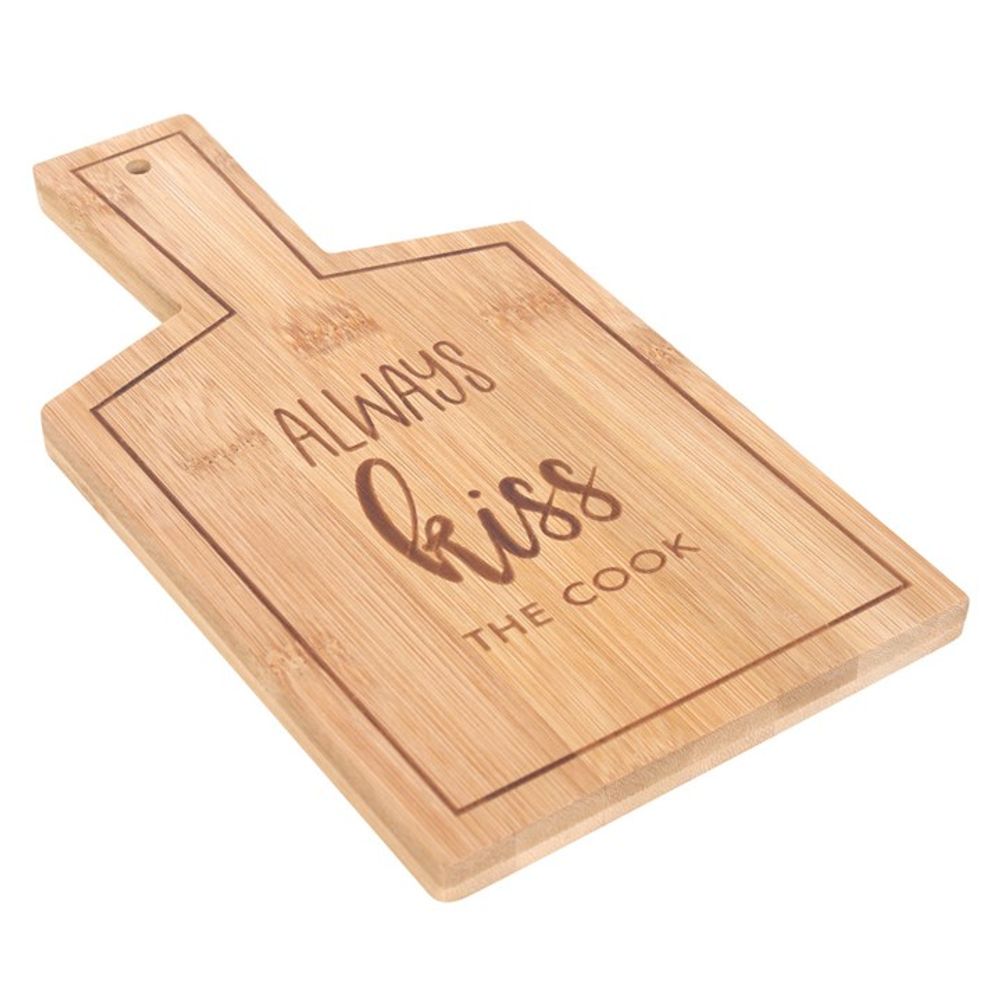 Kiss the Cook Bamboo Serving Board