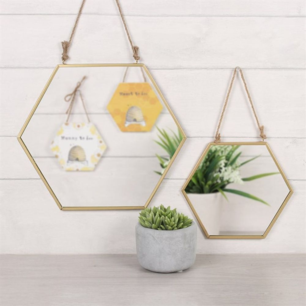 Large Gold Geometric Mirror