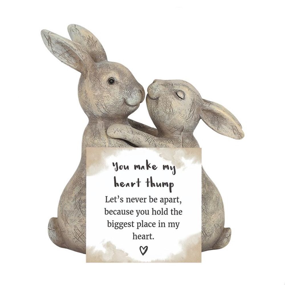 You Make My Heart Thump Bunny Ornament